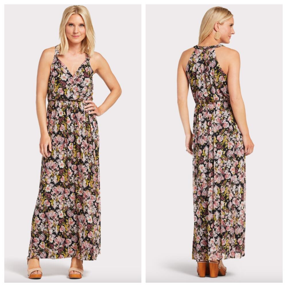 ✨Sunday in Brooklyn Ella Floral‎ Dress Sleeveless Maxi Size Small